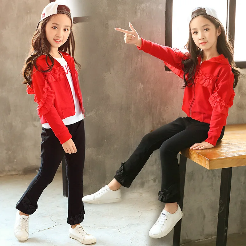 Children Clothing 2019 Autumn Winter Girls Clothes 3pcs Set Christmas Outfit Kids Clothes Tracksuit Suit For Girls Clothing Sets
Children Clothing 2019 Autumn Winter Girls Clothes 3pcs Set Christmas Outfit Kids Clothes Tracksuit Suit For Girls Clothing Sets