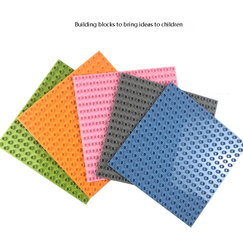 16*16 Dots Big Particle Baseplate 10*10 inch Board Floor Building Block compatible legoings duplos DIY Pellet Wall Toys for Kids
16*16 Dots Big Particle Baseplate 10*10 inch Board Floor Building Block compatible legoings duplos DIY Pellet Wall Toys for Kids