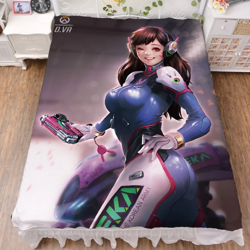 150x200cm Anime games ow characters sexy girl Mei & D.VA bed sheet milk fiber & flannel blanket summer quilt
150x200cm Anime games ow characters sexy girl Mei & D.VA bed sheet milk fiber & flannel blanket summer quilt