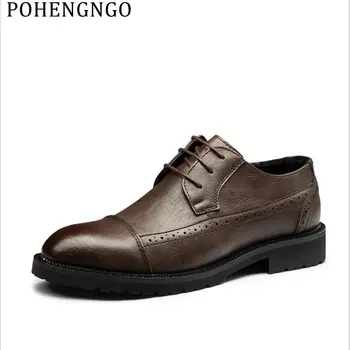 2020 High Quality Leather Business Casual Men Bullock Shoes Dress Office Shoes Fashion hairstylis Party Wedding Men Formal Shoes
2020 High Quality Leather Business Casual Men Bullock Shoes Dress Office Shoes Fashion hairstylis Party Wedding Men Formal Shoes