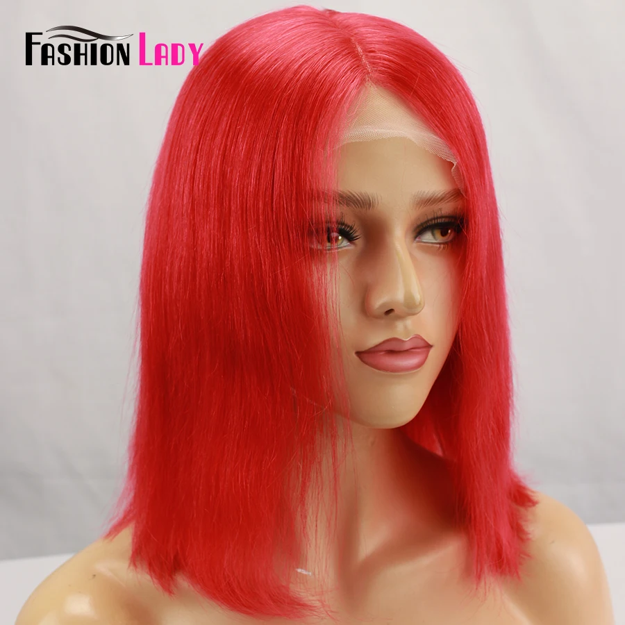 Fashion Lady Pruiken Pre-Colored Red Brazilian Human Hair Lace Front Wigs 13x6 Lace frontal Middle Part Wigs Hot Bob Wig
Fashion Lady Pruiken Pre-Colored Red Brazilian Human Hair Lace Front Wigs 13x6 Lace frontal Middle Part Wigs Hot Bob Wig
