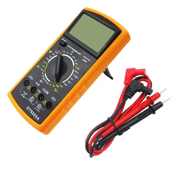 Digital Multimeter Multimetro Ammeter Voltmeter Multitester Professional Capacitance Resistance Tester Meter EXCEL DT9205A
Digital Multimeter Multimetro Ammeter Voltmeter Multitester Professional Capacitance Resistance Tester Meter EXCEL DT9205A