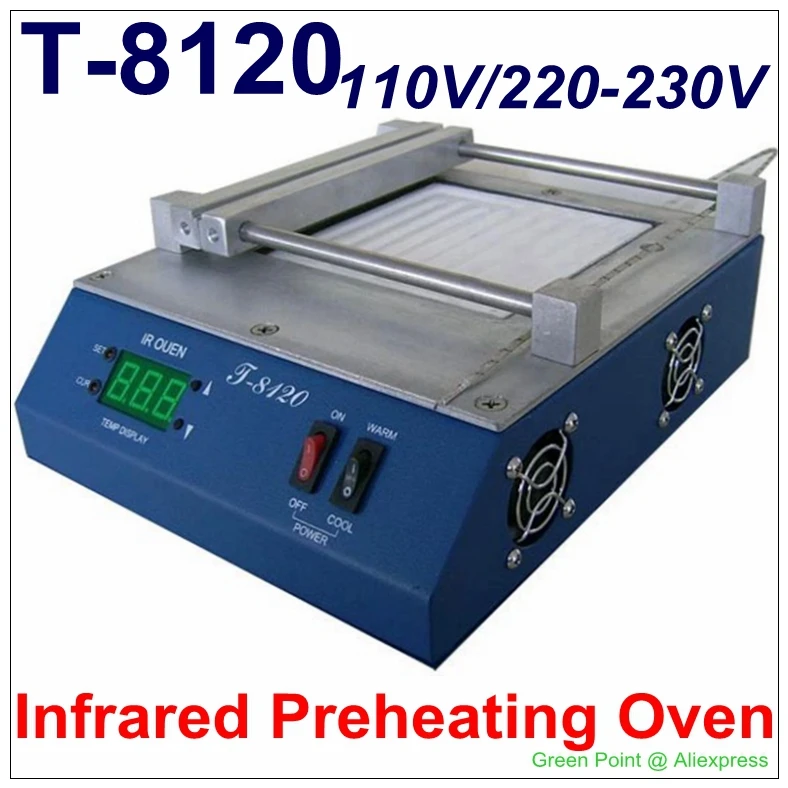 Authorized PUHUI T-8120 Preheating Oven T8120 IR O T 8120 SMD Infrared Preheating Station T-8120 Preheating Plate
Authorized PUHUI T-8120 Preheating Oven T8120 IR O T 8120 SMD Infrared Preheating Station T-8120 Preheating Plate