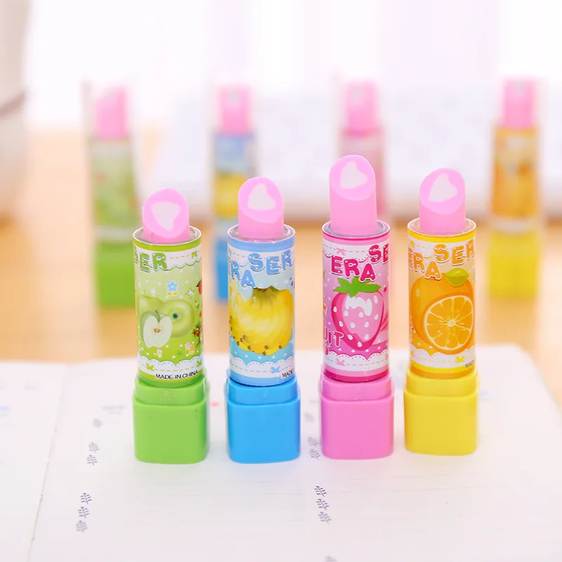 Cartoon Child Kids Lipstick Shaped Eraser Animal Fruit Rubber Stationery Gifts Birthday Party Favor Prize
Cartoon Child Kids Lipstick Shaped Eraser Animal Fruit Rubber Stationery Gifts Birthday Party Favor Prize