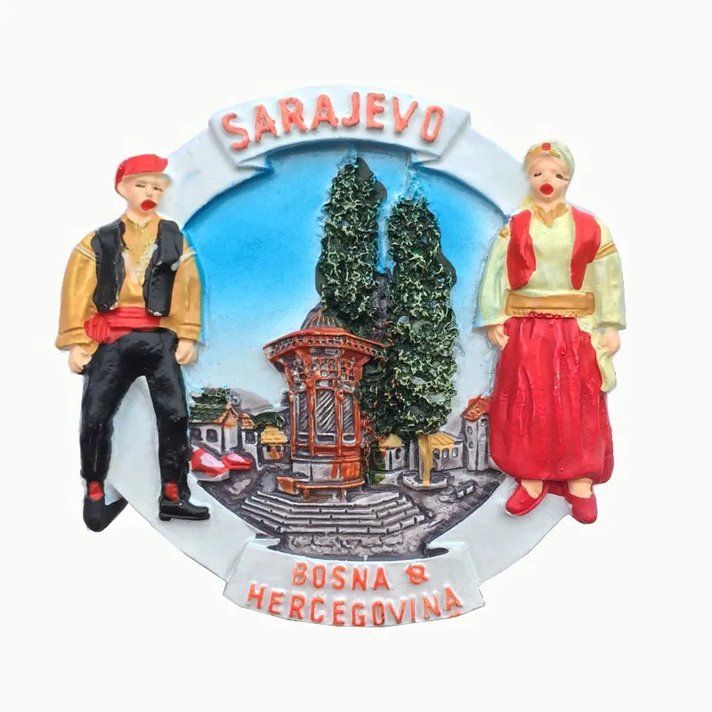 3D Bosnia and Herzegovina Sarajevo Landmark Fridge Magnet Tourist Souvenir Refrigerator Magnets For Home Decoration
3D Bosnia and Herzegovina Sarajevo Landmark Fridge Magnet Tourist Souvenir Refrigerator Magnets For Home Decoration