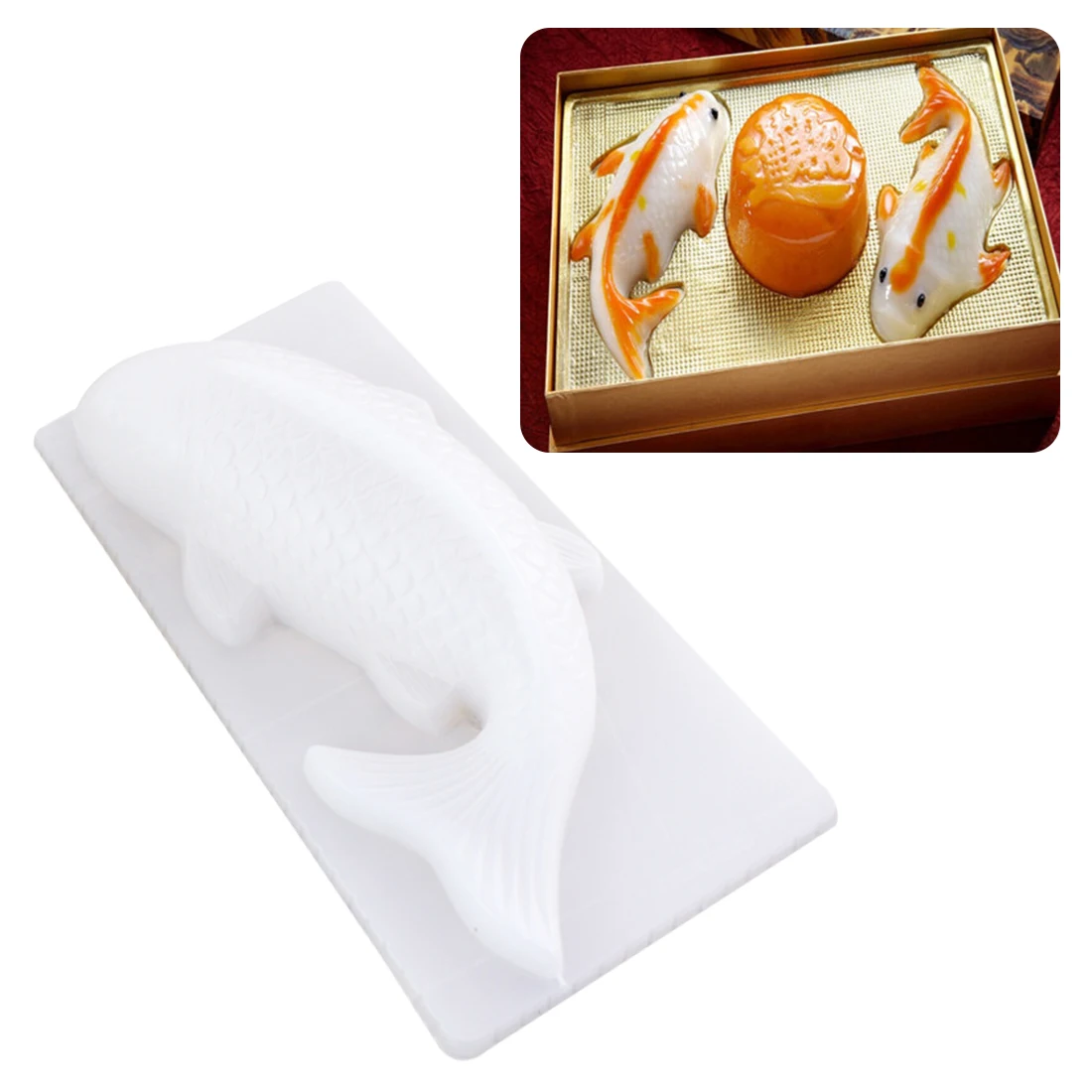 3D Koi Fish Shape Cake Chocolate Sugar Mold Fondant Stencils Decorating Tools Kitchen Gadgets
3D Koi Fish Shape Cake Chocolate Sugar Mold Fondant Stencils Decorating Tools Kitchen Gadgets