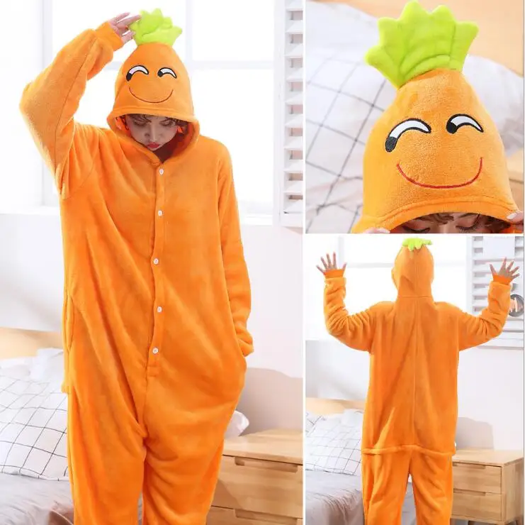 Carrot Pajamas Plus Size kigurumi Orange Cute Loose Home Clothes Sleepwear Pijama for Women Adulto Onesie Sets
Carrot Pajamas Plus Size kigurumi Orange Cute Loose Home Clothes Sleepwear Pijama for Women Adulto Onesie Sets
