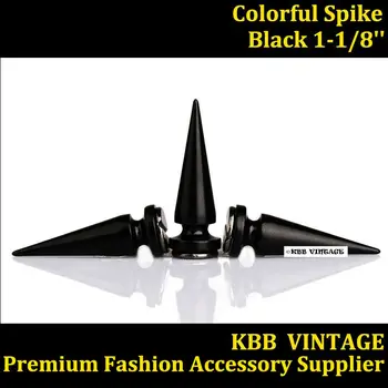 10pc 29mm Tree Spikes Studs DIY Black Metal Leathercraft Rivets Screwback Spots 
10pc 29mm Tree Spikes Studs DIY Black Metal Leathercraft Rivets Screwback Spots