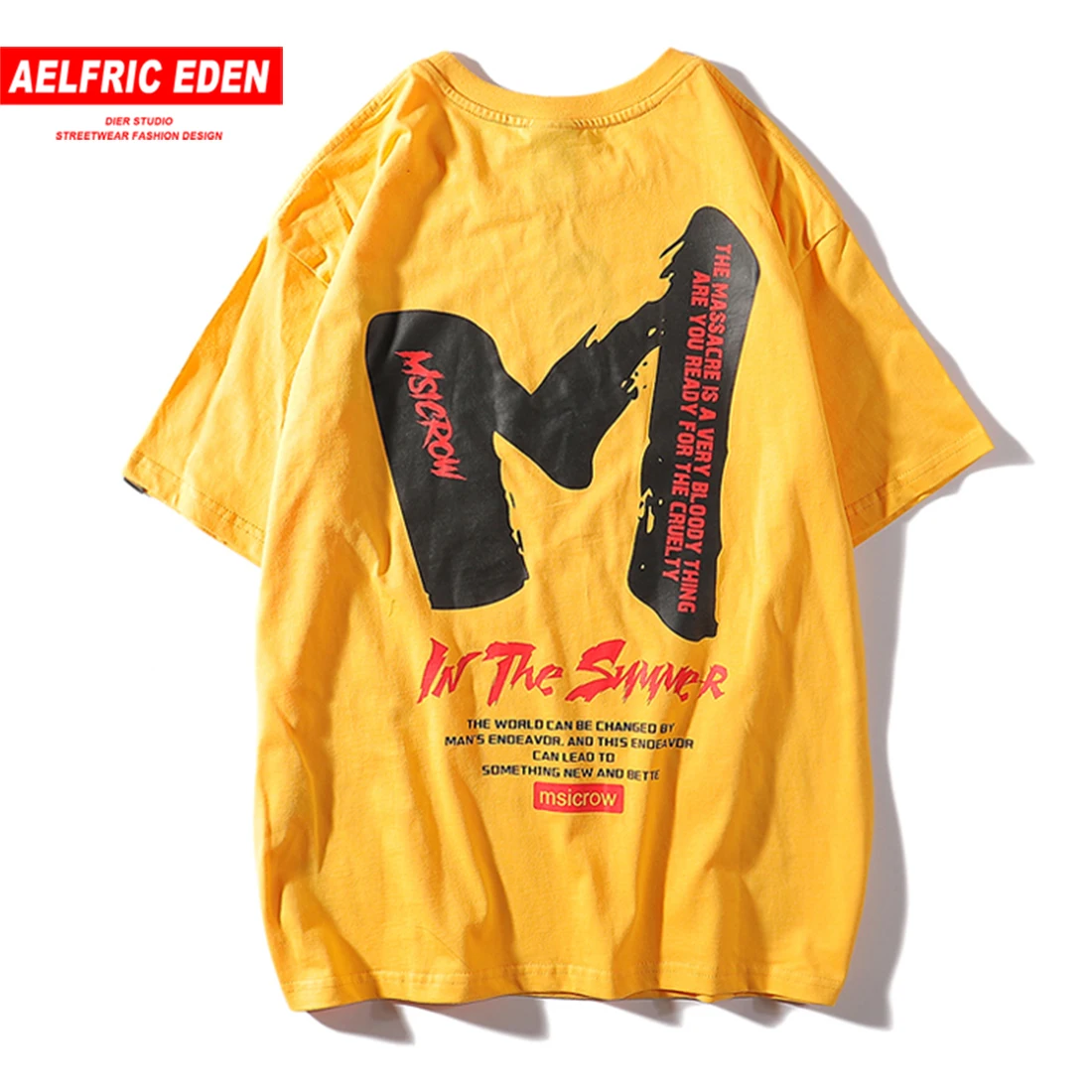 Aelfric Eden Big Letter Printed Streetwear T Shirts Mens Funny Hip Hop Streetwear 2019 Summer T Shirts Casual Short Sleeve Tops
Aelfric Eden Big Letter Printed Streetwear T Shirts Mens Funny Hip Hop Streetwear 2019 Summer T Shirts Casual Short Sleeve Tops