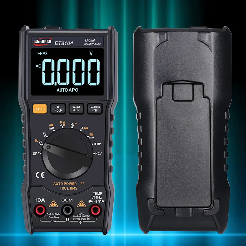 Digital Multimeter 9999 counts LCD Backlit Flashlight AC/DC Ammeter Voltmeter Ohm Portable Meter voltage meter Current Tester
Digital Multimeter 9999 counts LCD Backlit Flashlight AC/DC Ammeter Voltmeter Ohm Portable Meter voltage meter Current Tester