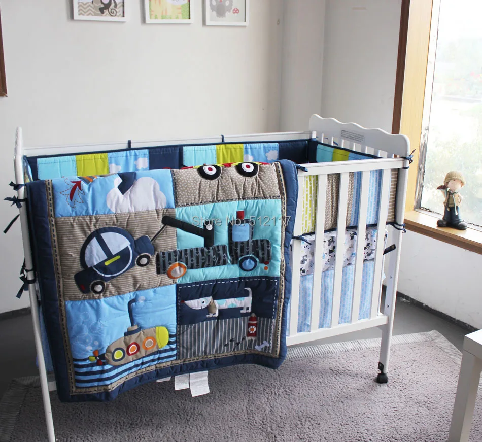 2014 New 7pcs Embroidered Baseball Sports Pattern Boby Baby Cot Crib Bedding Set 4 items includes Quilt Bumper Sheet Skirt
2014 New 7pcs Embroidered Baseball Sports Pattern Boby Baby Cot Crib Bedding Set 4 items includes Quilt Bumper Sheet Skirt