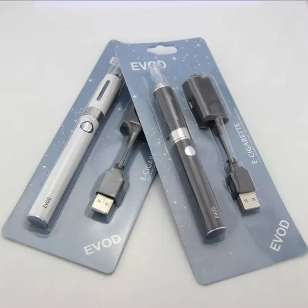 e cigarettes evod blister kit 1100mah evod battery with replaceable coil atomizer electronic cigarette ego evod vape kit