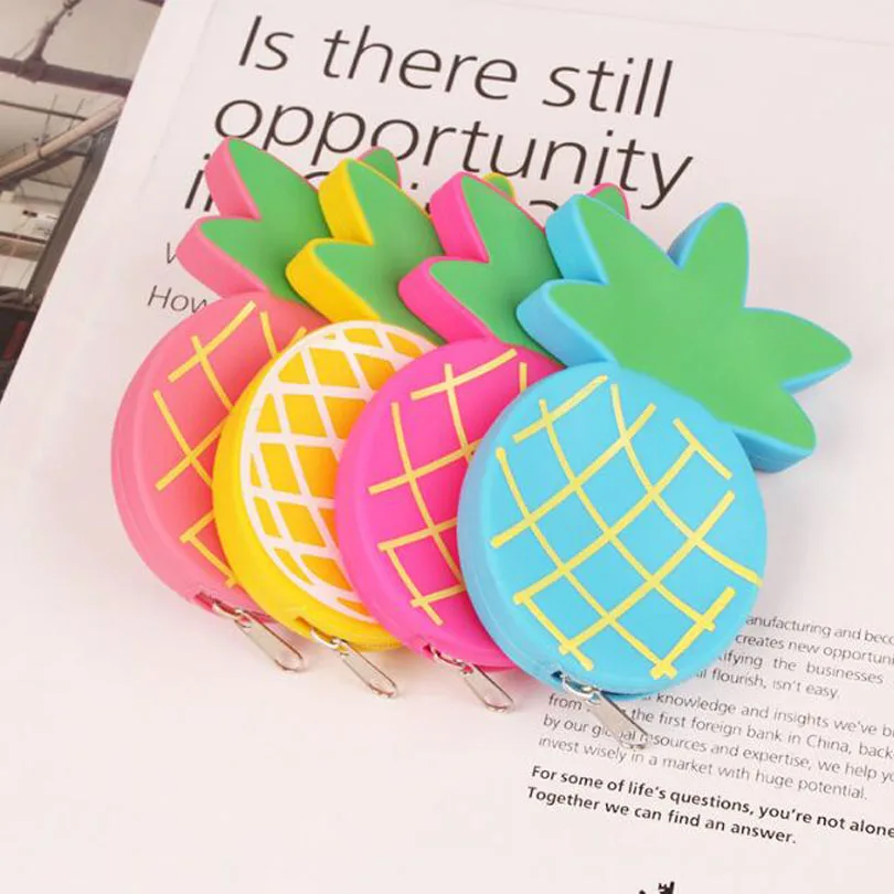 New Fashion pineapple Coin Purse Lovely Kawaii Fruit Pouch Women Girls Small Cute Wallet Soft Silicone Coin Bag Kid Gift
New Fashion pineapple Coin Purse Lovely Kawaii Fruit Pouch Women Girls Small Cute Wallet Soft Silicone Coin Bag Kid Gift