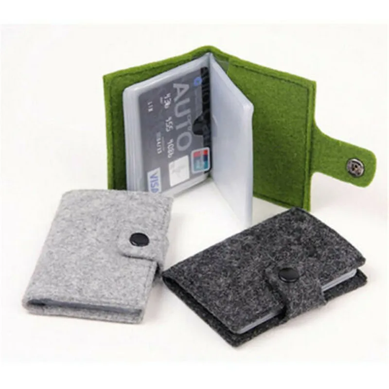 Fashion Felt Function 24 Bits Card Case Business Card Holder Men Women Credit Passport Card Bag ID Passport Card Wallet W3
Fashion Felt Function 24 Bits Card Case Business Card Holder Men Women Credit Passport Card Bag ID Passport Card Wallet W3