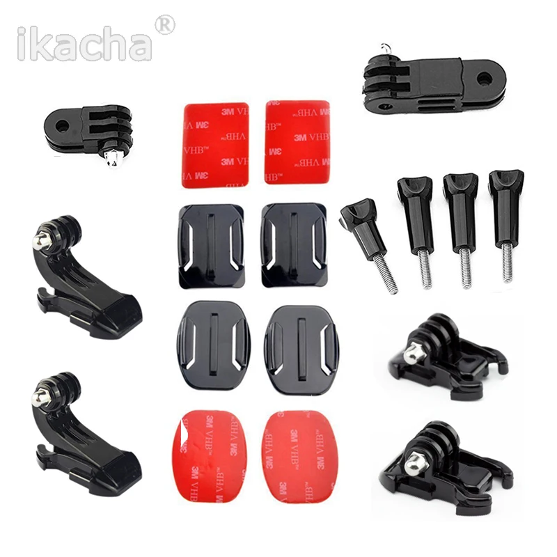 Helmet Curved Flat Mount Three-way Adjustable Pivot Arm Screw Buckle Kit For Gopro Go pro 5 For Xiaomi Yi 4k Camera Accessories
Helmet Curved Flat Mount Three-way Adjustable Pivot Arm Screw Buckle Kit For Gopro Go pro 5 For Xiaomi Yi 4k Camera Accessories