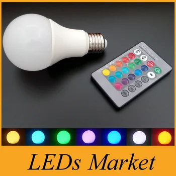 E27 LED RGB Bulb lamp AC110V 220V 3W 5W LED RGB Spot light dimmable magic Holiday RGB lighting+IR Remote Control 16 colors
E27 LED RGB Bulb lamp AC110V 220V 3W 5W LED RGB Spot light dimmable magic Holiday RGB lighting+IR Remote Control 16 colors