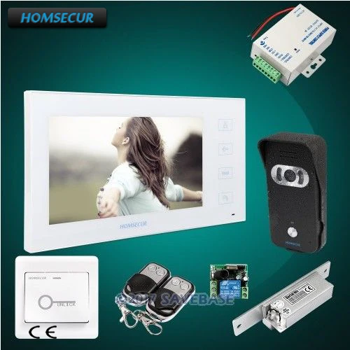 HOMSECUR 7" Video Door Phone Intercom System+Strike Lock+Power Supply+Remote Contoller 1V1
HOMSECUR 7" Video Door Phone Intercom System+Strike Lock+Power Supply+Remote Contoller 1V1