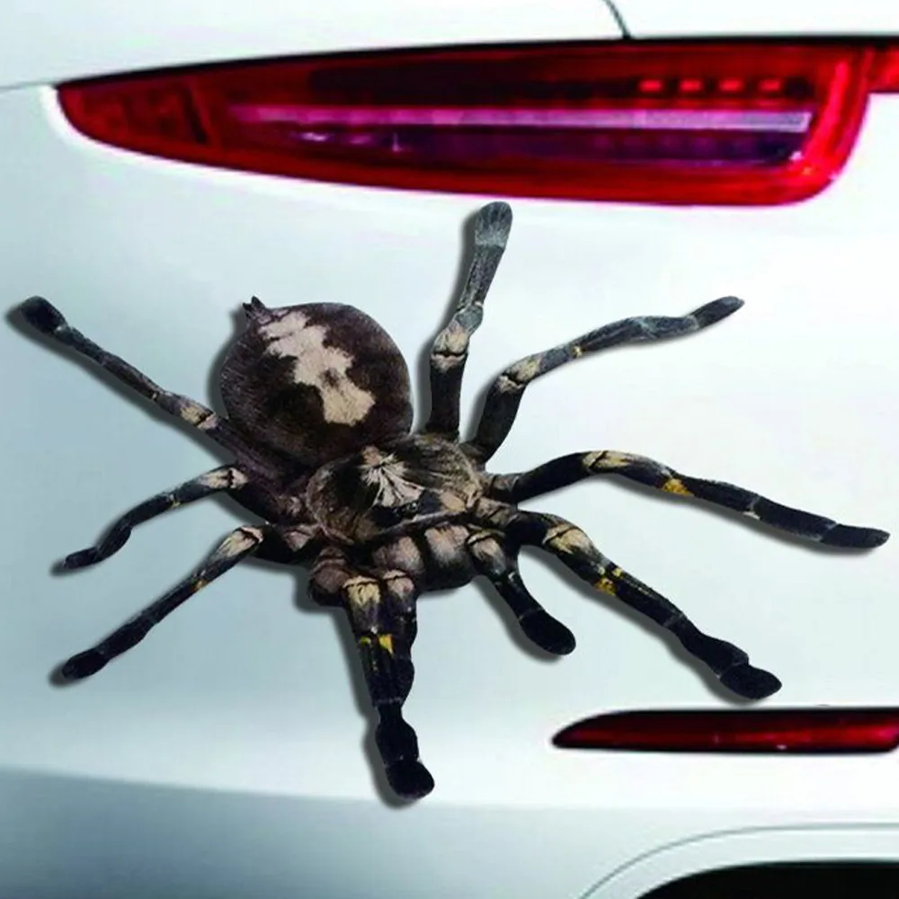 

New Car Stickers Halloween Car Wall Home 3D Spider Sticker Mural Decor Decal Removable Terror New Auto Decoration Accessories