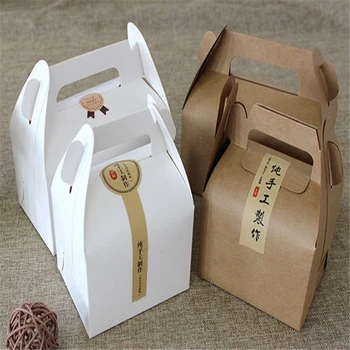 10 Pcs/set 2 Sizes 16x9x8cm Kraft Paper Baking Food Storage Box Christmas Party Gift Package Case Supply Cookies Snack Candy Box
10 Pcs/set 2 Sizes 16x9x8cm Kraft Paper Baking Food Storage Box Christmas Party Gift Package Case Supply Cookies Snack Candy Box