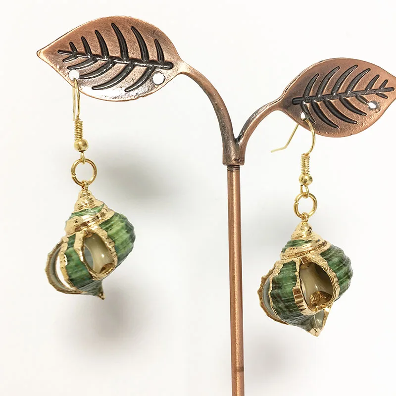 2019 Bohemian Statement Green Shell Drop Earrings Gold Seashell Drop Dangle Earrings For Women
2019 Bohemian Statement Green Shell Drop Earrings Gold Seashell Drop Dangle Earrings For Women