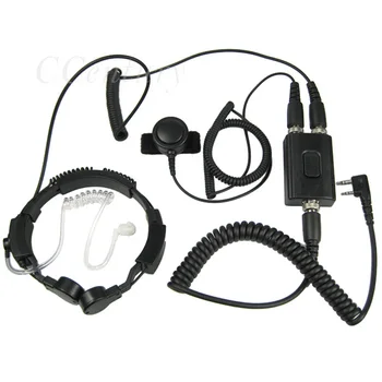 XQF Heavy Duty Air Tube Throat Mic Headset Earpiece for Kenwodd Baofeng CB Radio UV-5RE Plus UV-5X TK240 TK2107 Walkie Talkie
XQF Heavy Duty Air Tube Throat Mic Headset Earpiece for Kenwodd Baofeng CB Radio UV-5RE Plus UV-5X TK240 TK2107 Walkie Talkie