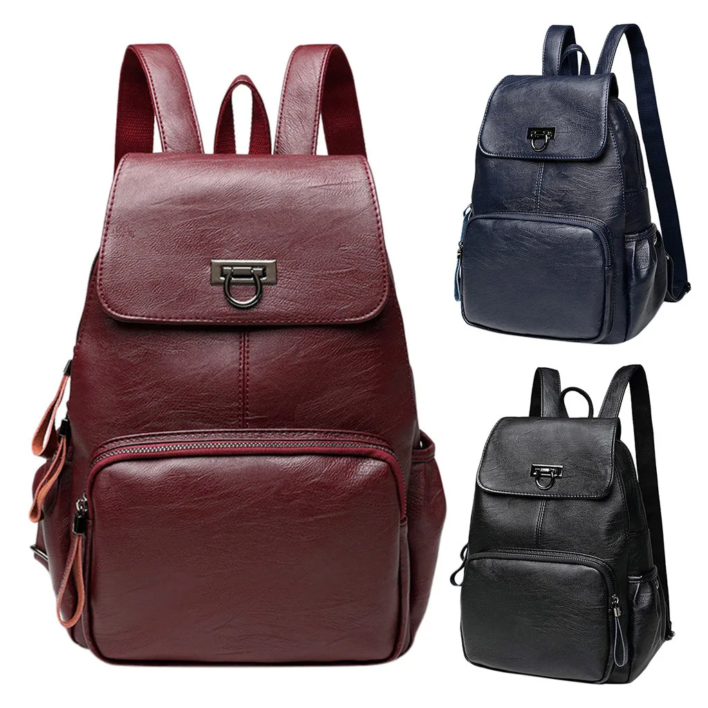 Women Leisure Leather Fashion Large Capacity Shoulders Bag Travel Backpack High Quality Youth Backpacks for Teenage Girls
Women Leisure Leather Fashion Large Capacity Shoulders Bag Travel Backpack High Quality Youth Backpacks for Teenage Girls