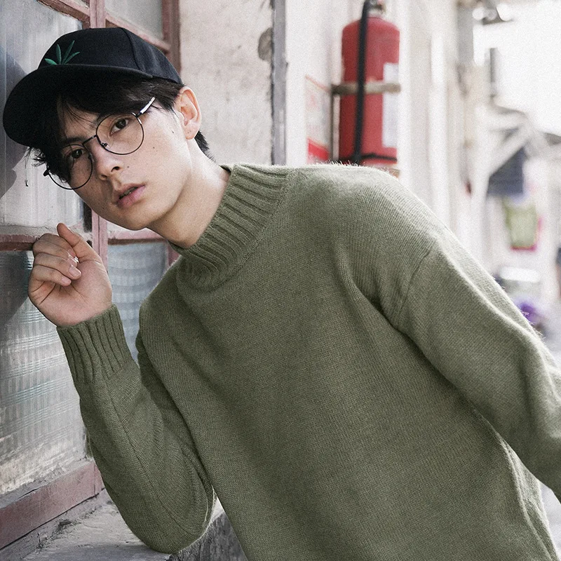 Men's fall 2019 new round collar loose candy color sweater male render in the knitwear Fashion sweater man keep warm
Men's fall 2019 new round collar loose candy color sweater male render in the knitwear Fashion sweater man keep warm