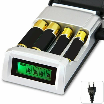 4 Slot LCD Smart AA Battery Charger For Ni-MH Ni-CD Rechargeable Batteries with charging 5/7AA
4 Slot LCD Smart AA Battery Charger For Ni-MH Ni-CD Rechargeable Batteries with charging 5/7AA