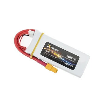 1 pcs 14.8V 1500mah 4s Lipo Battery 70C max 75C XT60 T plug For RC Quadcopter drone parts
1 pcs 14.8V 1500mah 4s Lipo Battery 70C max 75C XT60 T plug For RC Quadcopter drone parts