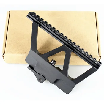 Quick Detach AK Gun Rail Scope Mount Base Picatinny Side Rail Mounting For AK 47 AK 74 Black 
Quick Detach AK Gun Rail Scope Mount Base Picatinny Side Rail Mounting For AK 47 AK 74 Black