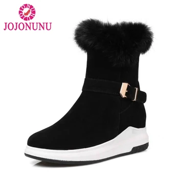 FITWEE Women Warm Flats Snow Boots Fashion Buckle Winter Plush Fur Shoes Women Round Toe Zipper Half Short Boots Size 33-43
FITWEE Women Warm Flats Snow Boots Fashion Buckle Winter Plush Fur Shoes Women Round Toe Zipper Half Short Boots Size 33-43