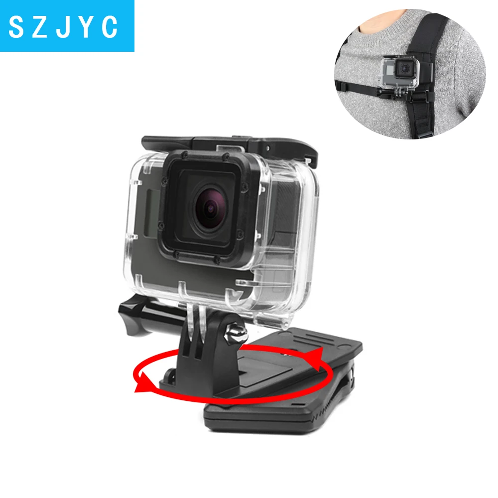 SHOOT 360 Degree Rotation Quick Release Cap Backpack Clip Mount for Gopro Hero 7 6 5 SJCAM Xiaomi Yi 4K Eken H9 Go Pro Accessory
SHOOT 360 Degree Rotation Quick Release Cap Backpack Clip Mount for Gopro Hero 7 6 5 SJCAM Xiaomi Yi 4K Eken H9 Go Pro Accessory