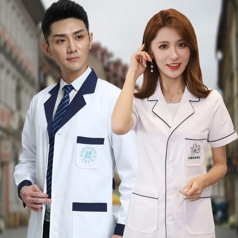 Medical Uniforms Dentist Clothing Doctor White Lab Coat Pharmacy Uniform Beautician Uniform Scrubs Medical Uniforms Women DD2059
Medical Uniforms Dentist Clothing Doctor White Lab Coat Pharmacy Uniform Beautician Uniform Scrubs Medical Uniforms Women DD2059