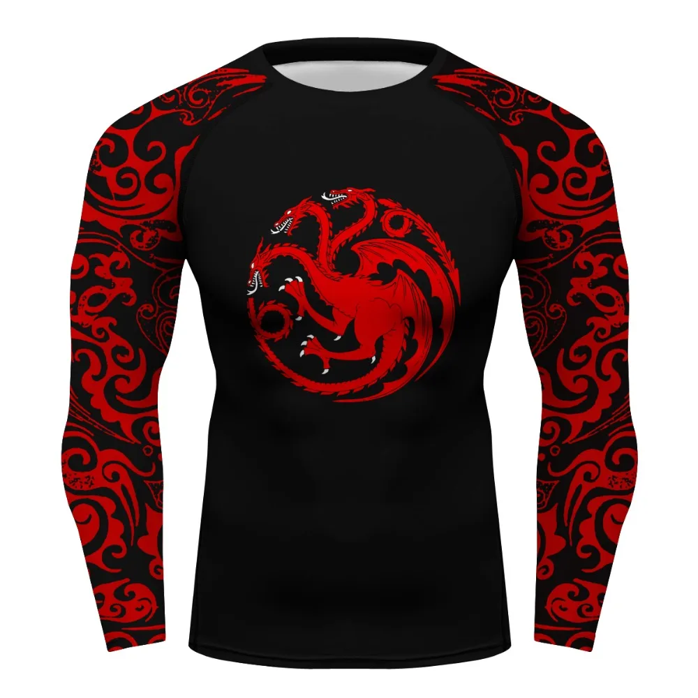 Custom Game of Throne House Targaryen compression shirt long sleeve rashguar men Fitness tops t-shirt boy men's T shirt
Custom Game of Throne House Targaryen compression shirt long sleeve rashguar men Fitness tops t-shirt boy men's T shirt
