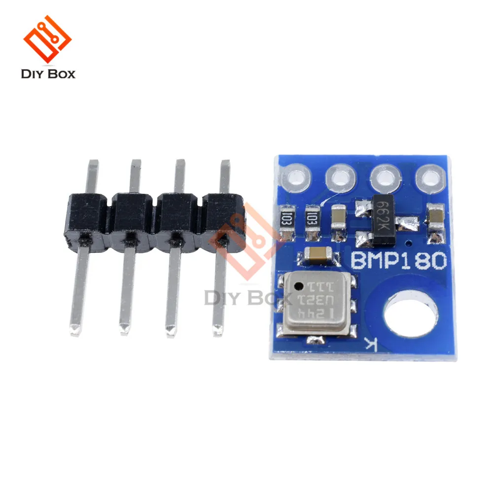 IIC I2C GY-68 BMP180 Digital Barometric Pressure Sensor Board Module GY68 Replace BMP085 DC 1.8-3.6V Power for Arduino
IIC I2C GY-68 BMP180 Digital Barometric Pressure Sensor Board Module GY68 Replace BMP085 DC 1.8-3.6V Power for Arduino