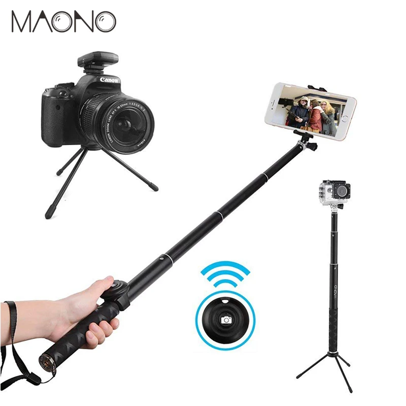 MAONO Selfie Stick Bluetooth Remote and Tripod Portable Rain-Proof Monopod for GoPro iPhone 7/7 Plus/6 Plus/6S Plus Samsung DSLR
MAONO Selfie Stick Bluetooth Remote and Tripod Portable Rain-Proof Monopod for GoPro iPhone 7/7 Plus/6 Plus/6S Plus Samsung DSLR
