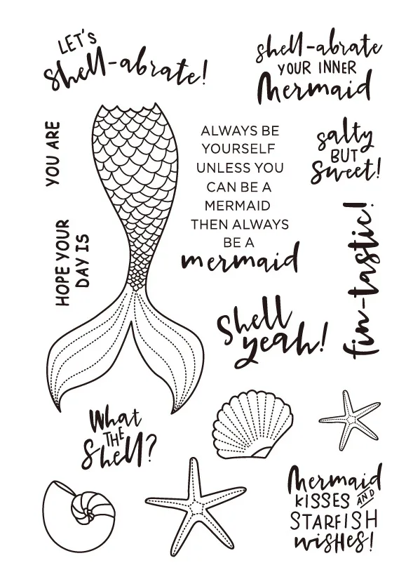 Mermaid/Transparent Clear Stamps for DIY Scrapbooking/Card Making/Kids Christmas Fun Decoration Supplies
Mermaid/Transparent Clear Stamps for DIY Scrapbooking/Card Making/Kids Christmas Fun Decoration Supplies