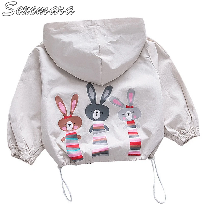 SexeMara Korean children's cartoon rabbit coat Girls baby jacket spring and autumn coat
SexeMara Korean children's cartoon rabbit coat Girls baby jacket spring and autumn coat