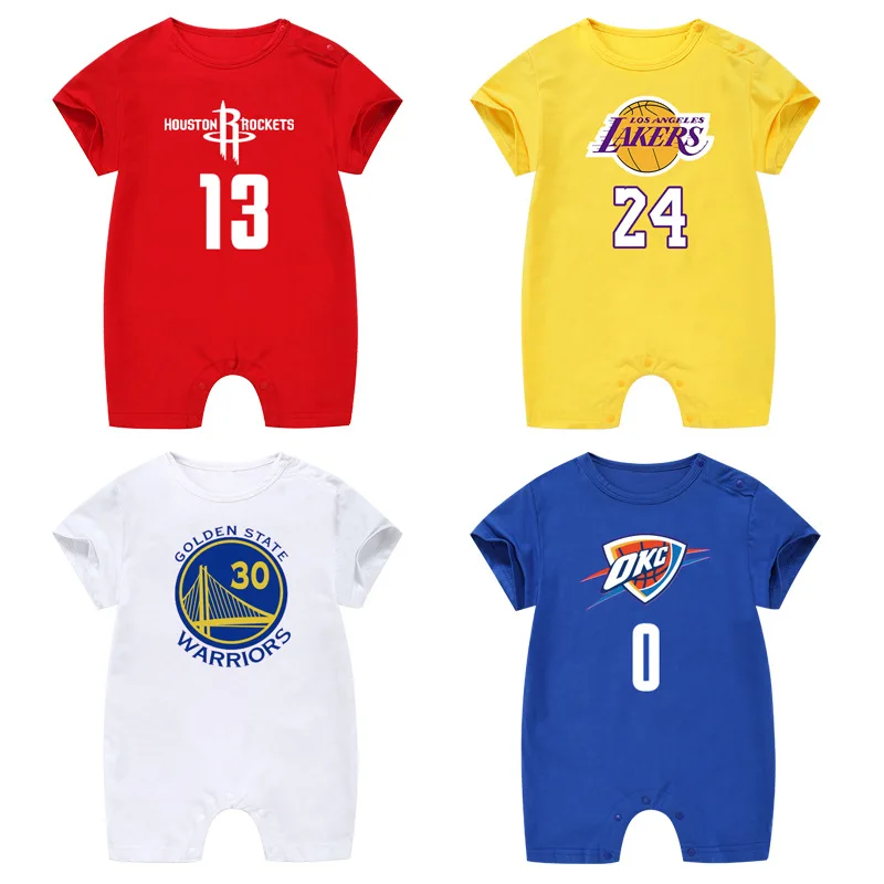 Baby girl rompers short sleeve cotton romper print basketball romper infant newborn boy jumpsuits summer baby sunsuit 2019
Baby girl rompers short sleeve cotton romper print basketball romper infant newborn boy jumpsuits summer baby sunsuit 2019