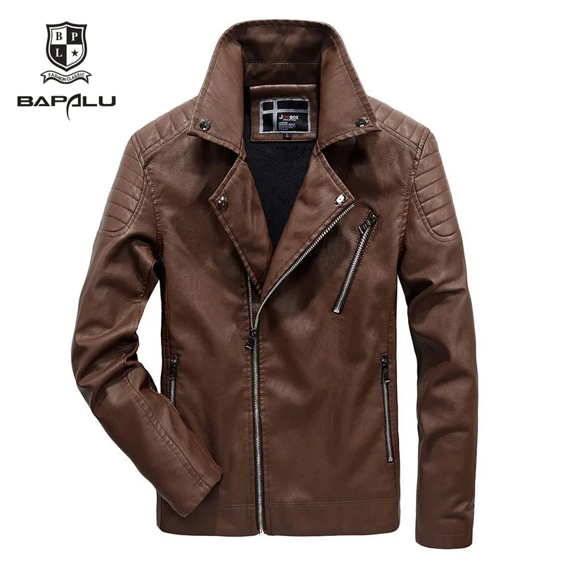 leather jacket men casual leather jacket men's Slim section stand collar motorcycle jacket plus velvet warm leather jacket 1782
leather jacket men casual leather jacket men's Slim section stand collar motorcycle jacket plus velvet warm leather jacket 1782