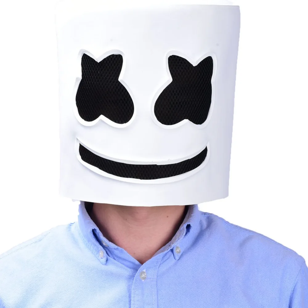 Marshmello Mask Helmet DJ Marshmello Party Funny Props Future Bass Marshmello Music Fans Bars Electronic Syllable Mask No LED
Marshmello Mask Helmet DJ Marshmello Party Funny Props Future Bass Marshmello Music Fans Bars Electronic Syllable Mask No LED