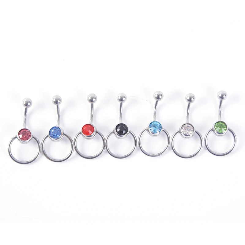 Hot 1 Pc Unisex Charm Punk Crystal Rhinestones Navel & Belly Button Rings Body Piercing Jewelry Random Color
Hot 1 Pc Unisex Charm Punk Crystal Rhinestones Navel & Belly Button Rings Body Piercing Jewelry Random Color