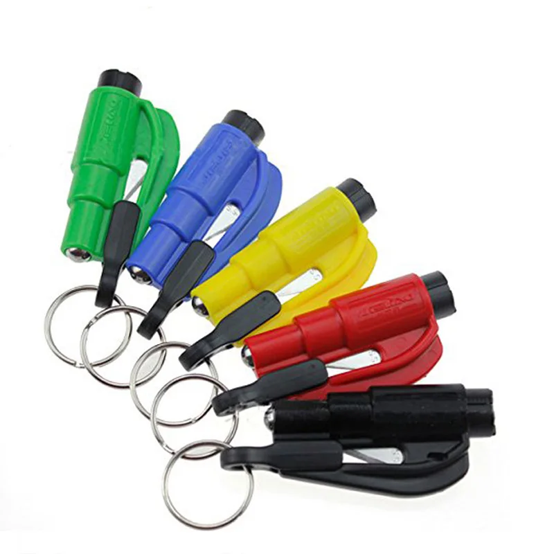 1pc Pocket Auto Emergency Escape Rescue Tool Glass Window Break Safety Hammer with Keyring Seat Belt Knife Cutter
1pc Pocket Auto Emergency Escape Rescue Tool Glass Window Break Safety Hammer with Keyring Seat Belt Knife Cutter