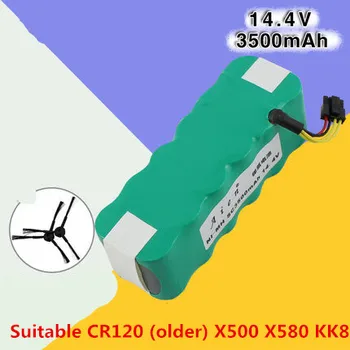 1 updated version 14.4V 3500mAh NI MH battery vacuum cleaner battery for x500 x580 kk8 CR120 (old) + 1 pair side brush
1 updated version 14.4V 3500mAh NI MH battery vacuum cleaner battery for x500 x580 kk8 CR120 (old) + 1 pair side brush