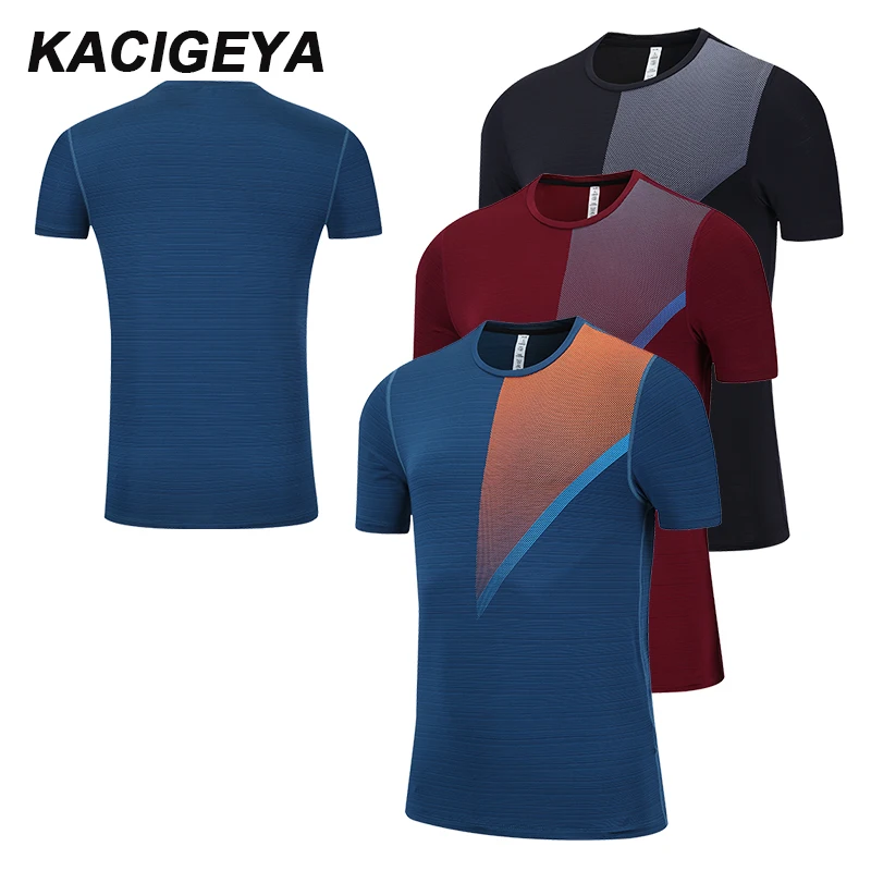 Men Short Sleeves Sports High Quality Gym Running Shirts Workout Print Badminton Soccer Jerseys Tennis Male Quick Dry Top
Men Short Sleeves Sports High Quality Gym Running Shirts Workout Print Badminton Soccer Jerseys Tennis Male Quick Dry Top