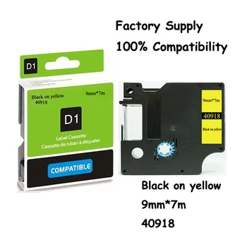 10 pcs/lot Dymo 40918 D1 9mm Printer Plastic Label Tapes Black on Yellow 9 mm Compatible Dymo Machine Refill Roll Ribbon Tapes
10 pcs/lot Dymo 40918 D1 9mm Printer Plastic Label Tapes Black on Yellow 9 mm Compatible Dymo Machine Refill Roll Ribbon Tapes