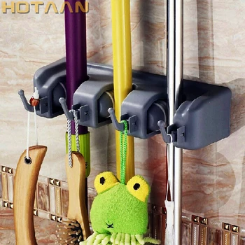 Free Shipping Modern Plastic Wall Mounted 3 Position Kitchen Storage Mop Broom Organizer Holder Tool w/hook YT-9412
Free Shipping Modern Plastic Wall Mounted 3 Position Kitchen Storage Mop Broom Organizer Holder Tool w/hook YT-9412