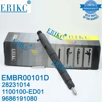 28231014 ERIKC EMBR00101D Common Rail Injector 28236381 Automotive Parts Fuel Nozzle 1100100-ED01 for Great Wall HAVAL H3 H6 H5
28231014 ERIKC EMBR00101D Common Rail Injector 28236381 Automotive Parts Fuel Nozzle 1100100-ED01 for Great Wall HAVAL H3 H6 H5