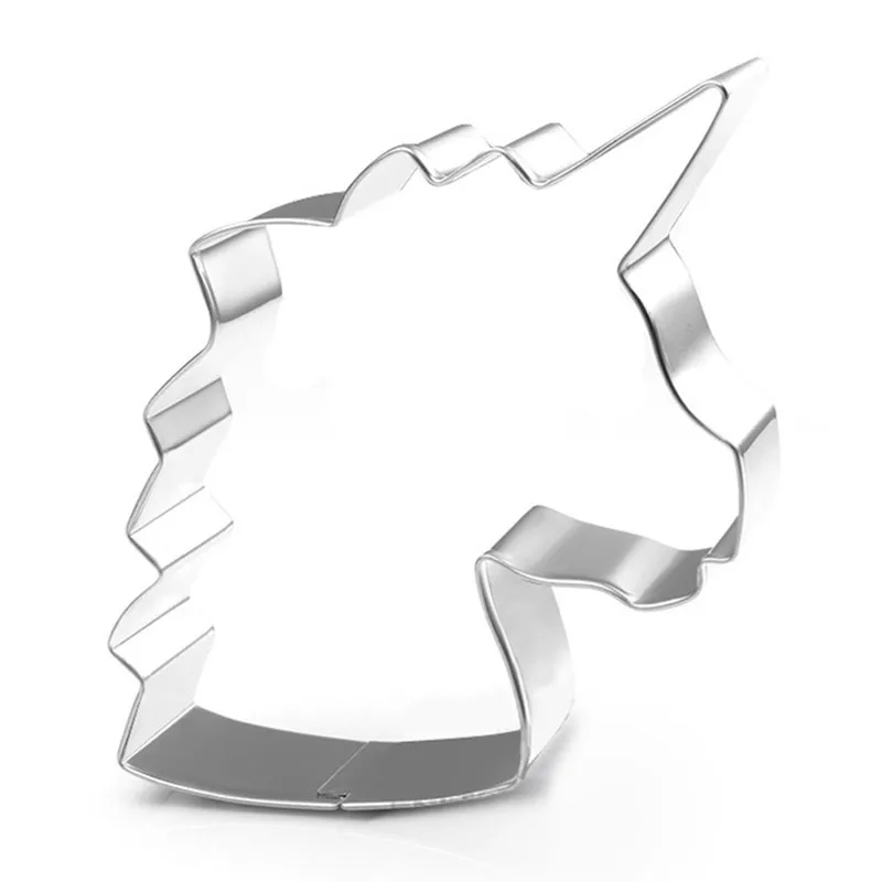 VOGVIGO 1PC Unicorn Head Cookie Cutter Stainless Steel Fondant Cutter Baking Cookie Mold Biscuit Mould Cake Decorating Tools
VOGVIGO 1PC Unicorn Head Cookie Cutter Stainless Steel Fondant Cutter Baking Cookie Mold Biscuit Mould Cake Decorating Tools