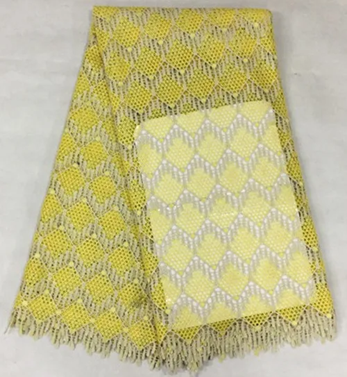 New arrival african cord lace fabric for wedding wholesale polyester guipure lace fabric for african dress